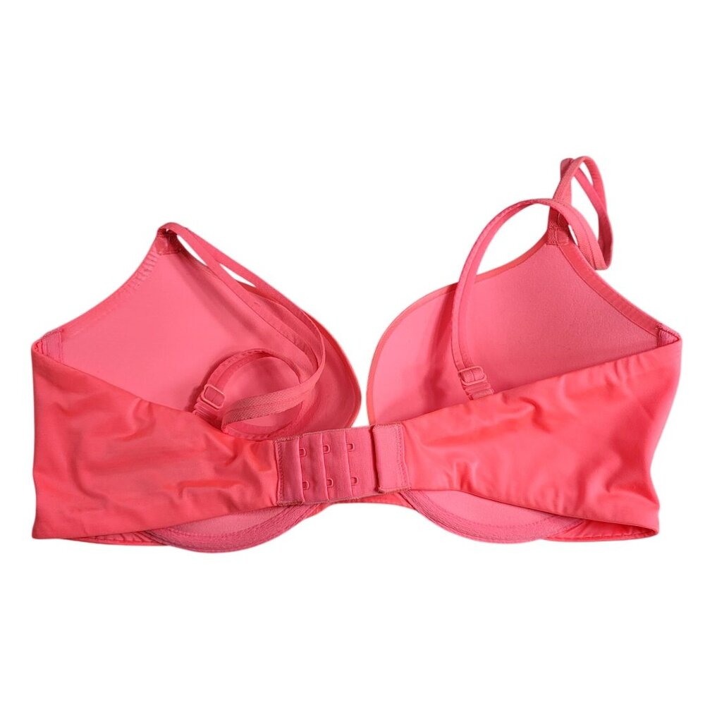 Victoria's Secret Very Sexy Push Up Bra Pink Hot 34DD Padded Seamless Underwire - Picture 5 of 9